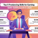 Top 5 Freelancing Skills That Can Help You Earn $100-$1,000/Month in 2025 (Even If You're Just Starting)